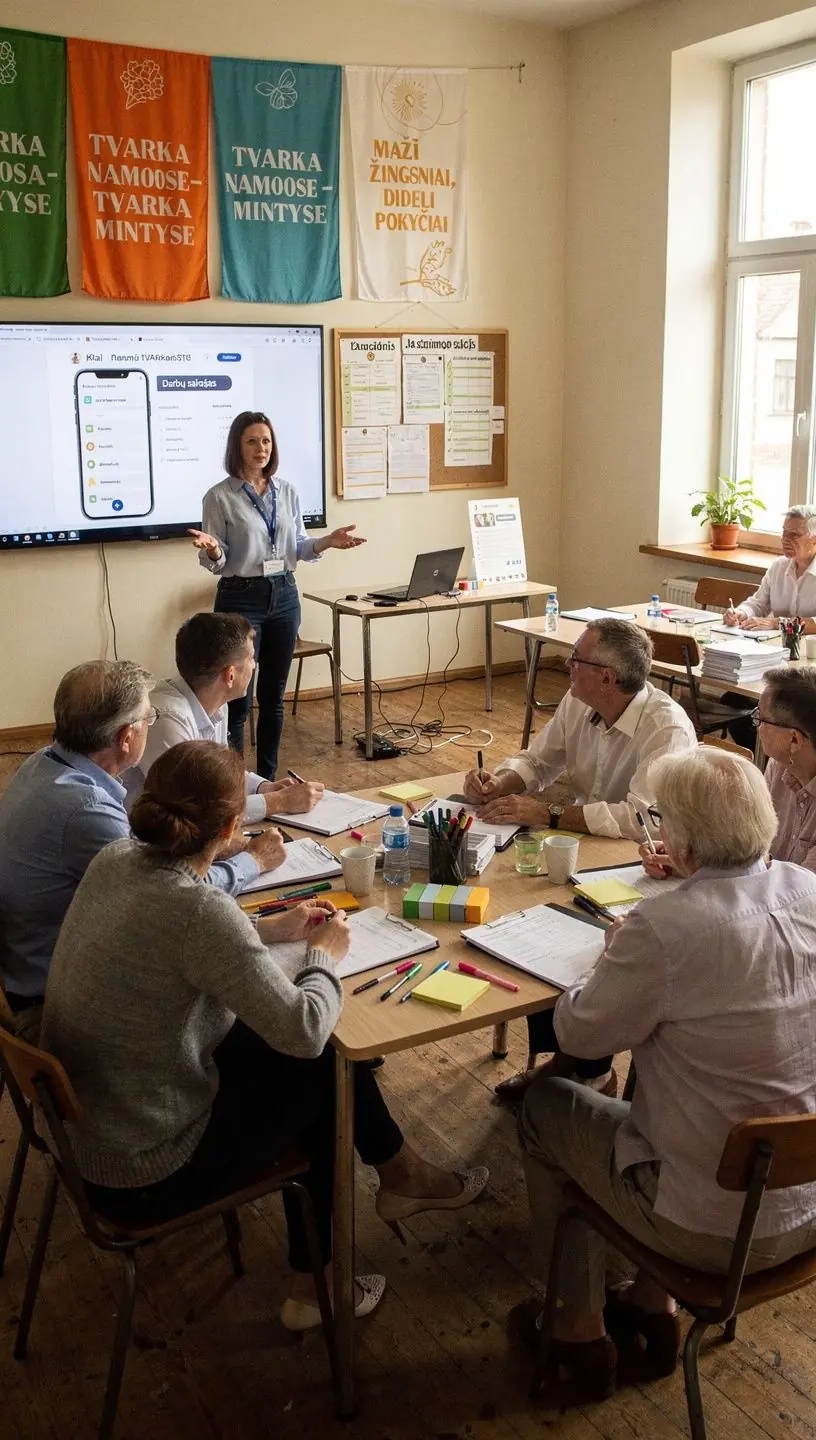 Professional team collaboration